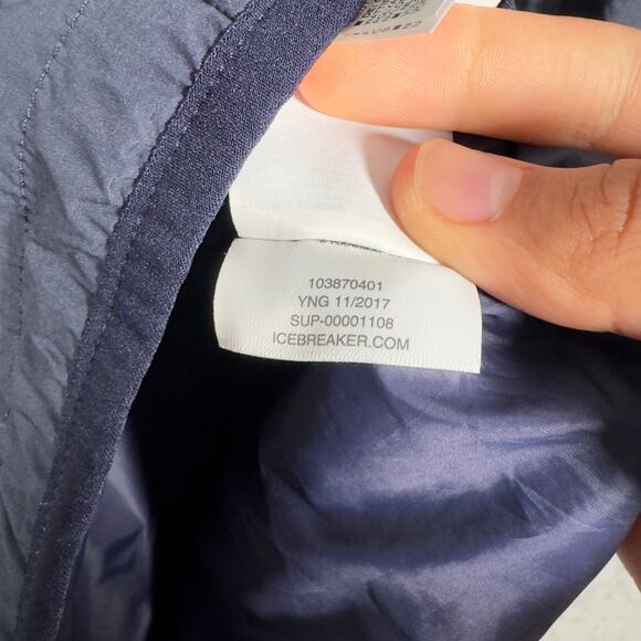 Icebreaker MerinoLoft Hyperia Lite Vest Wool Blend Men's Large Blue - Picture 6 of 10